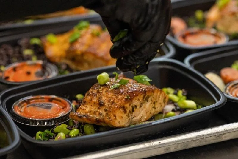 Southern Meal Prep — prepared salmon meal